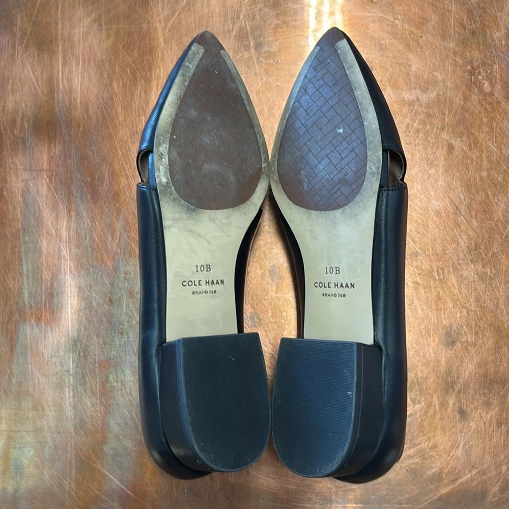 Cole Haan - Womens Viola Skimmer Shoes, size 10 US womens, color black. - Picture 4 of 5